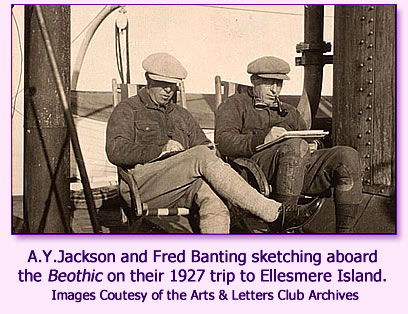 Banting and Jackson Painting Trip Photo